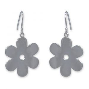 Anemone Flower Earrings - Sterling Silver