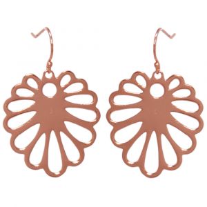 Aloe Flower Earrings - Rose Gold