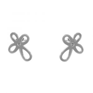 Jasmine Stud Flower Earrings - Sterling Silver