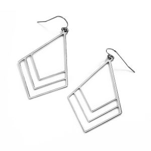Bougainvillea Drop Flower Earrings - Sterling Silver