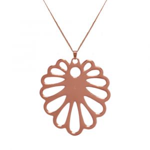 Aloe Flower Necklace - Rose Gold