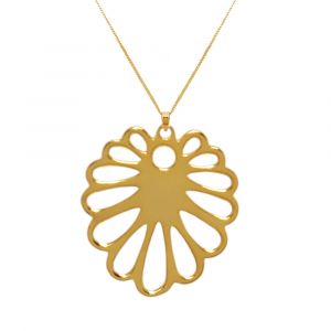 Aloe Flower Necklace - Yellow Gold