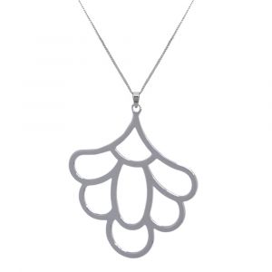 Freesia Flower Necklace - Sterling Silver