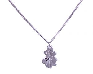 Oak Leaf Necklace - Sterling Silver